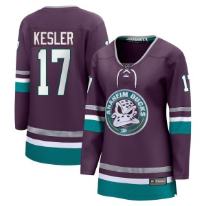 Women's Anaheim Ducks Ryan Kesler Fanatics Branded Premier 30th Anniversary Breakaway Jersey - Purple