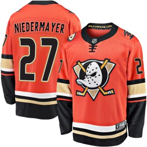 Men's Anaheim Ducks Scott Niedermayer Fanatics Branded Premier Breakaway 2019/20 Alternate Jersey - Orange