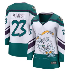 Women's Anaheim Ducks Mason McTavish Fanatics Branded Breakaway 2020/21 Special Edition Jersey - White