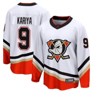 Men's Anaheim Ducks Paul Kariya Fanatics Branded Breakaway Special Edition 2.0 Jersey - White
