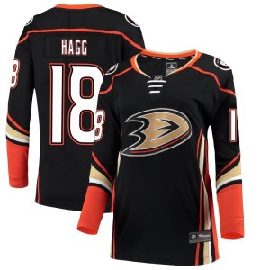 Women's Anaheim Ducks Robert Hagg Fanatics Branded Breakaway Home Jersey - Black