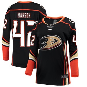 Women's Anaheim Ducks Josh Manson Fanatics Branded Authentic Home Jersey - Black