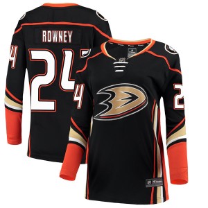 Women's Anaheim Ducks Carter Rowney Fanatics Branded Breakaway Home Jersey - Black