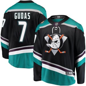 Men's Anaheim Ducks Radko Gudas Fanatics Branded Breakaway Alternate Jersey - Black