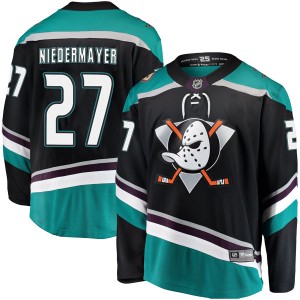 Men's Anaheim Ducks Scott Niedermayer Fanatics Branded Breakaway Alternate Jersey - Black