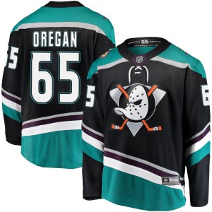 Men's Anaheim Ducks Danny ORegan Fanatics Branded Breakaway Alternate Jersey - Black