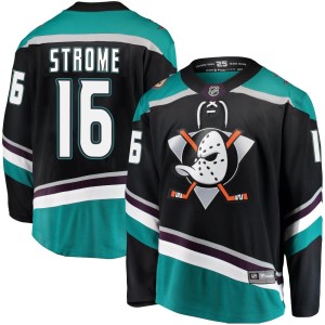 Men's Anaheim Ducks Ryan Strome Fanatics Branded Breakaway Alternate Jersey - Black