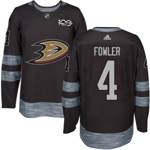 Youth Anaheim Ducks Cam Fowler Authentic 1917-2017 100th Anniversary Jersey - Black