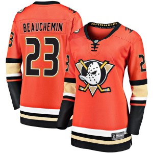 Women's Anaheim Ducks Francois Beauchemin Fanatics Branded Premier Breakaway 2019/20 Alternate Jersey - Orange