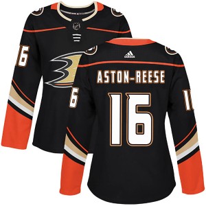 Women's Anaheim Ducks Zach Aston-Reese Adidas Authentic Home Jersey - Black