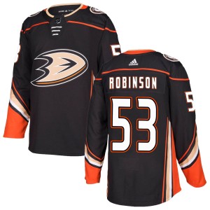 Youth Anaheim Ducks Buddy Robinson Adidas Authentic Home Jersey - Black