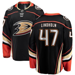 Men's Anaheim Ducks Hampus Lindholm Fanatics Branded Authentic Home Jersey - Black