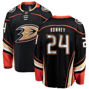 Men's Anaheim Ducks Carter Rowney Fanatics Branded Breakaway Home Jersey - Black