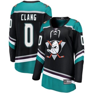Women's Anaheim Ducks Calle Clang Fanatics Branded Breakaway Alternate Jersey - Black