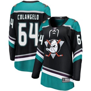 Women's Anaheim Ducks Sam Colangelo Fanatics Branded Breakaway Alternate Jersey - Black