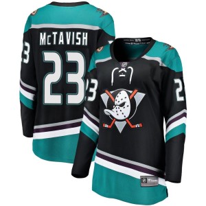 Women's Anaheim Ducks Mason McTavish Fanatics Branded Breakaway Alternate Jersey - Black