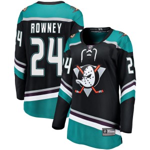 Women's Anaheim Ducks Carter Rowney Fanatics Branded Breakaway Alternate Jersey - Black