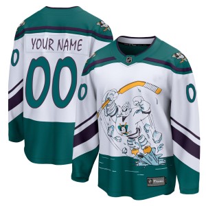 Youth Anaheim Ducks Custom Fanatics Branded Breakaway 2020/21 Special Edition Jersey - White