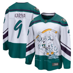 Youth Anaheim Ducks Paul Kariya Fanatics Branded Breakaway 2020/21 Special Edition Jersey - White