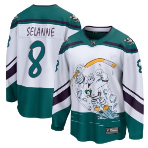 Men's Anaheim Ducks Teemu Selanne Fanatics Branded Breakaway 2020/21 Special Edition Jersey - White