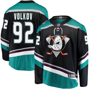 Youth Anaheim Ducks Alexander Volkov Fanatics Branded Breakaway Alternate Jersey - Black