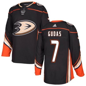 Men's Anaheim Ducks Radko Gudas Adidas Authentic Home Jersey - Black