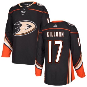 Men's Anaheim Ducks Alex Killorn Adidas Authentic Home Jersey - Black