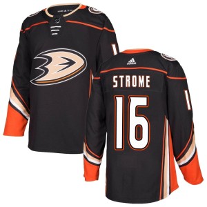 Men's Anaheim Ducks Ryan Strome Adidas Authentic Home Jersey - Black