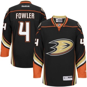 Men's Anaheim Ducks Cam Fowler Reebok Authentic Home Jersey - Black