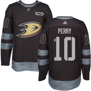 Men's Anaheim Ducks Corey Perry Adidas Premier 1917-2017 100th Anniversary Jersey - Black