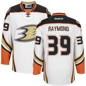 Men's Anaheim Ducks Mason Raymond Reebok Authentic Away Jersey - White
