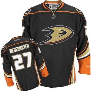 Men's Anaheim Ducks Scott Niedermayer Reebok Premier Home Jersey - Black