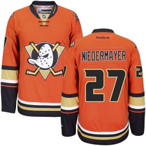 Men's Anaheim Ducks Scott Niedermayer Reebok Premier Third Jersey - Orange