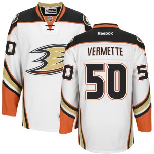 Men's Anaheim Ducks Antoine Vermette Premier Jersey - - White
