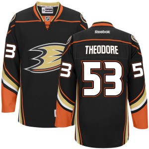 Men's Anaheim Ducks Shea Theodore Authentic Jersey Team Color - - Black