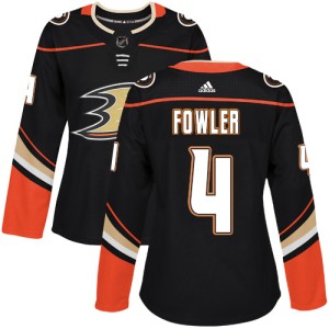 Women's Anaheim Ducks Cam Fowler Adidas Authentic Home Jersey - Black