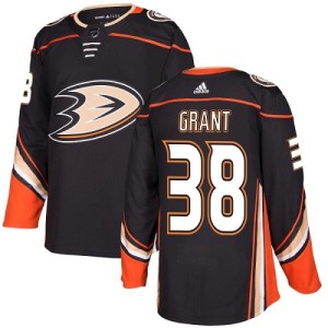 Men's Anaheim Ducks Derek Grant Adidas Premier Home Jersey - Black