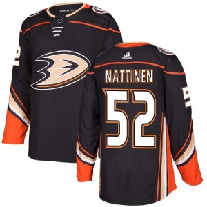 Youth Anaheim Ducks Julius Nattinen Adidas Authentic Home Jersey - Black