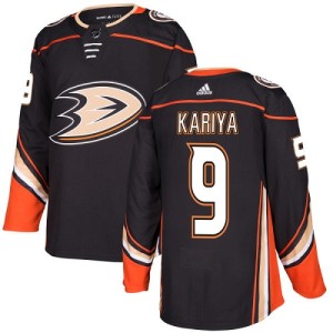 Youth Anaheim Ducks Paul Kariya Adidas Authentic Home Jersey - Black